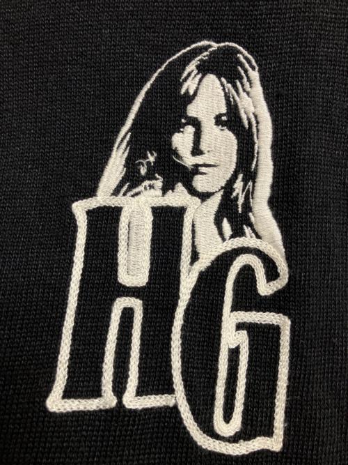 Hysteric Glamour（ヒステリックグラマー）Hysteric Glamour (ヒステリックグラマー) ジップアップリネンカーディガン 薄手カーディガン ブラック サイズ:SIZE Sの古着・服飾アイテム
