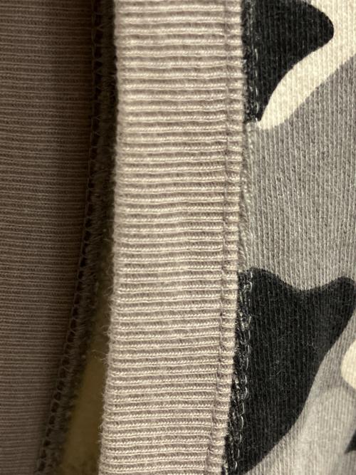 A BATHING APE（アベイシングエイプ）A BATHING APE (アベイシングエイプ) フーディーベスト グレー×ブラック サイズ:SIZE TALLの古着・服飾アイテム