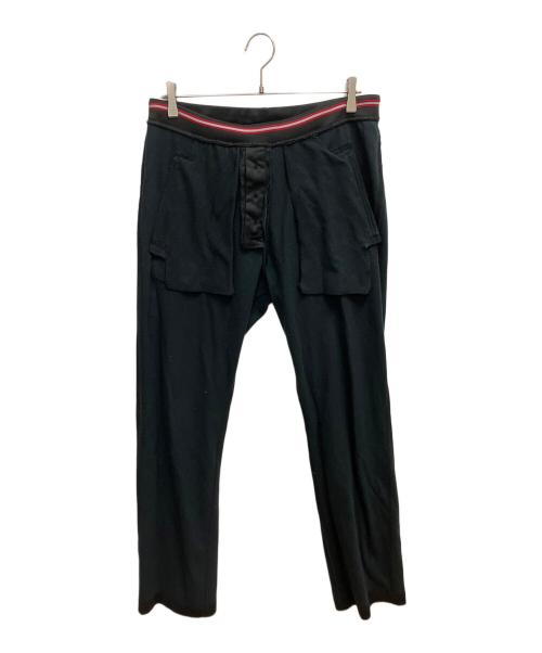 DIESEL（ディーゼル）DIESEL (ディーゼル) ジャージパンツ ブラック×レッド サイズ:SIZE Lの古着・服飾アイテム