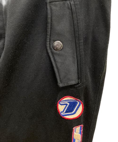 DIESEL（ディーゼル）DIESEL (ディーゼル) ジャージパンツ ブラック×レッド サイズ:SIZE Lの古着・服飾アイテム