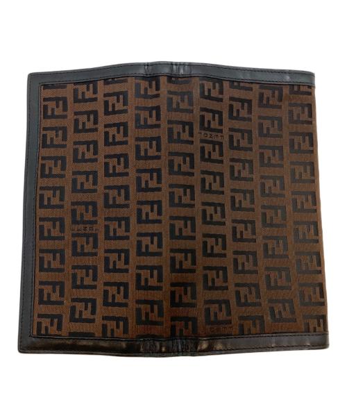 FENDI（フェンディ）FENDI (フェンディ) ズッキーノ 長財布 ブラウンの古着・服飾アイテム