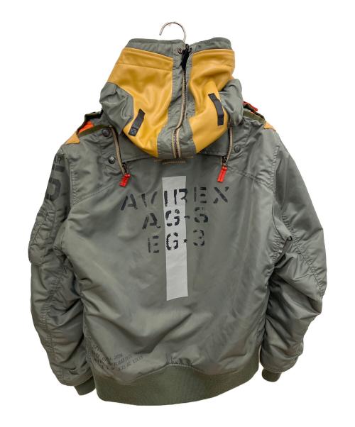 AVIREX（アヴィレックス）AVIREX (アヴィレックス) MA-1 REMODEL MARK2 フライトジャケット オリーブ サイズ:SIZE Lの古着・服飾アイテム