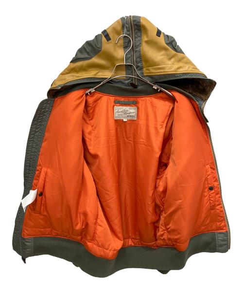 AVIREX（アヴィレックス）AVIREX (アヴィレックス) MA-1 REMODEL MARK2 フライトジャケット オリーブ サイズ:SIZE Lの古着・服飾アイテム