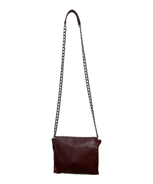 Kate Moss for LONGCHAMP（ケイトモス フォー ロンシャン）Kate Moss for LONGCHAMP (ケイトモス フォー ロンシャン) チェーンショルダーバッグ ワインレッドの古着・服飾アイテム