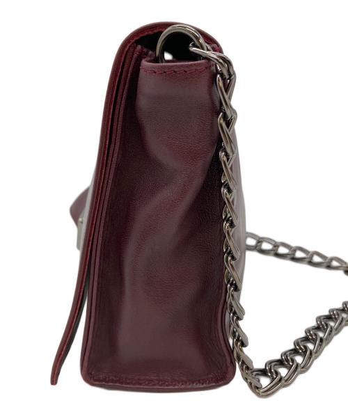 Kate Moss for LONGCHAMP（ケイトモス フォー ロンシャン）Kate Moss for LONGCHAMP (ケイトモス フォー ロンシャン) チェーンショルダーバッグ ワインレッドの古着・服飾アイテム