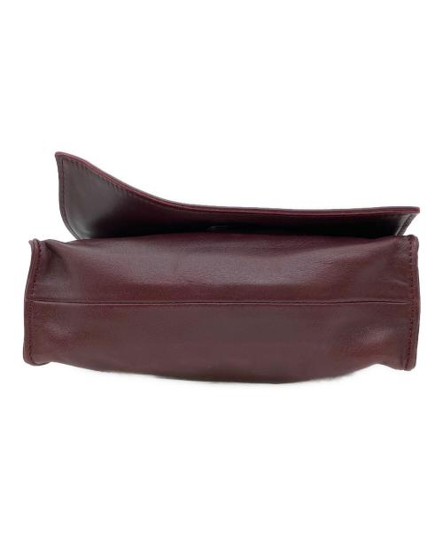 Kate Moss for LONGCHAMP（ケイトモス フォー ロンシャン）Kate Moss for LONGCHAMP (ケイトモス フォー ロンシャン) チェーンショルダーバッグ ワインレッドの古着・服飾アイテム