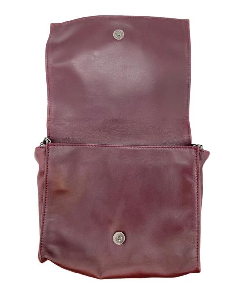 Kate Moss for LONGCHAMP（ケイトモス フォー ロンシャン）Kate Moss for LONGCHAMP (ケイトモス フォー ロンシャン) チェーンショルダーバッグ ワインレッドの古着・服飾アイテム