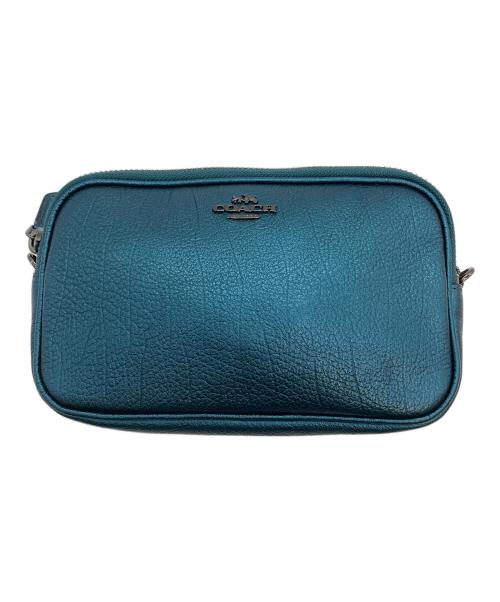 COACH（コーチ）COACH (コーチ) 2WAYショルダーバッグ エメラルドグリーンの古着・服飾アイテム