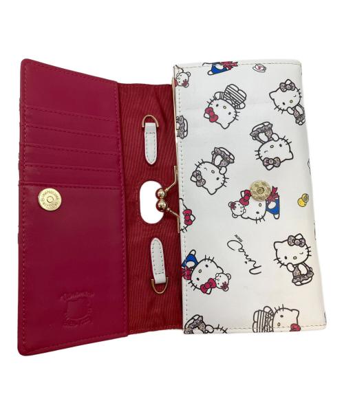 nina mew（ニーナ ミュウ）nina mew (ニーナ ミュウ) HELLO KITTY (ハローキティ) チェーンショルダーバッグ ホワイト×レッドの古着・服飾アイテム