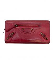 BALENCIAGA（バレンシアガ）の古着「Giant Money Red　財布」｜レッド