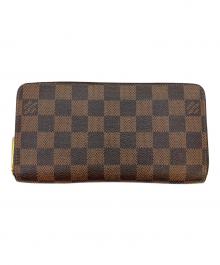 LOUIS VUITTON（ルイ ヴィトン）の古着「ダミエ ジッピー ウォレット 長財布」｜ブラウン