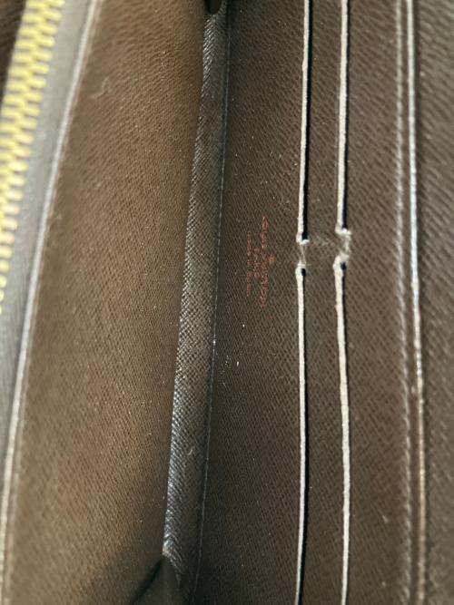 LOUIS VUITTON（ルイ ヴィトン）LOUIS VUITTON (ルイ ヴィトン) ダミエ ジッピー ウォレット 長財布 ブラウンの古着・服飾アイテム