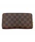LOUIS VUITTON (ルイ ヴィトン) ダミエ ジッピー ウォレット 長財布 ブラウン：40000円