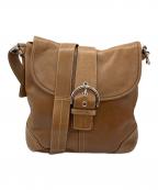 COACHコーチ）の古着「ソーホー スモール レザーダッフル ショルダーバッグ」｜ブラウン