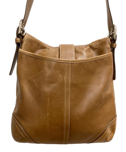 COACH（コーチ）COACH (コーチ) ソーホー スモール レザーダッフル ショルダーバッグ ブラウンの古着・服飾アイテム