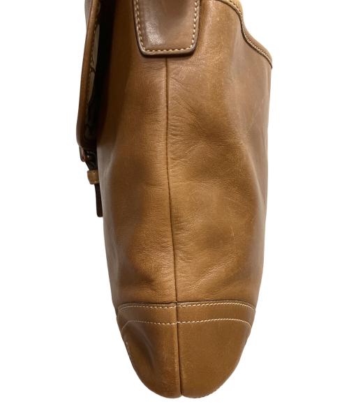 COACH（コーチ）COACH (コーチ) ソーホー スモール レザーダッフル ショルダーバッグ ブラウンの古着・服飾アイテム