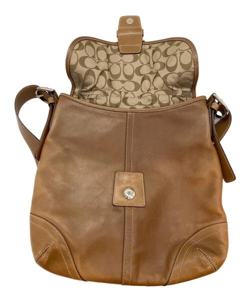 COACH（コーチ）COACH (コーチ) ソーホー スモール レザーダッフル ショルダーバッグ ブラウンの古着・服飾アイテム
