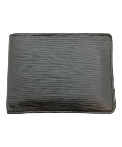 LOUIS VUITTON（ルイ ヴィトン）LOUIS VUITTON (ルイ ヴィトン) エピ ポルトフォイユ ミュルティプル 2つ折り財布 ブラックの古着・服飾アイテム