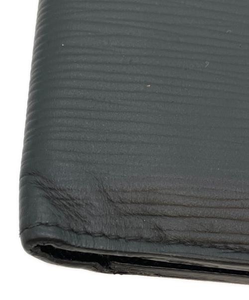 LOUIS VUITTON（ルイ ヴィトン）LOUIS VUITTON (ルイ ヴィトン) エピ ポルトフォイユ ミュルティプル 2つ折り財布 ブラックの古着・服飾アイテム
