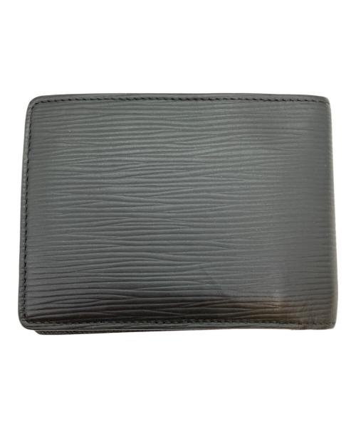 LOUIS VUITTON（ルイ ヴィトン）LOUIS VUITTON (ルイ ヴィトン) エピ ポルトフォイユ ミュルティプル 2つ折り財布 ブラックの古着・服飾アイテム