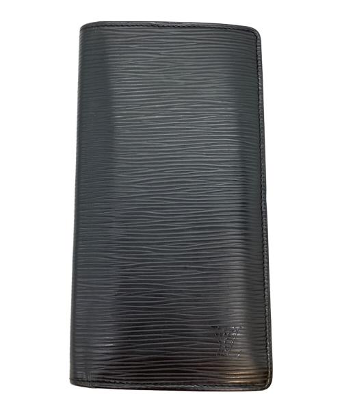 LOUIS VUITTON（ルイ ヴィトン）LOUIS VUITTON (ルイ ヴィトン) エピ ポルトフォイユ ブラザ 長財布 ブラックの古着・服飾アイテム