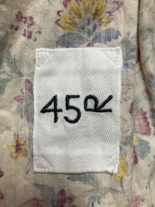 45R（フォーティファイブ・アール）45R (フォーティファイブ・アール) インドカディ春花プリントのイージースカート マルチカラー サイズ:SIZE 00/ FREEの古着・服飾アイテム