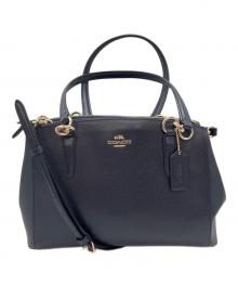 COACH（コーチ）の古着「2WAYバッグ」｜ネイビー