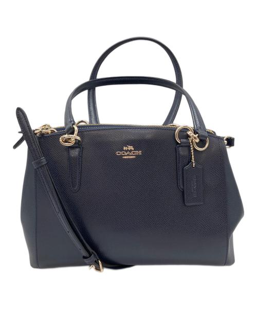COACH（コーチ）COACH (コーチ) 2WAYバッグ ネイビーの古着・服飾アイテム