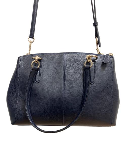 COACH（コーチ）COACH (コーチ) 2WAYバッグ ネイビーの古着・服飾アイテム
