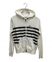 MONCLER（モンクレール）の古着「MAGLIA CARDIGAN　ジップパーカー」｜ホワイト
