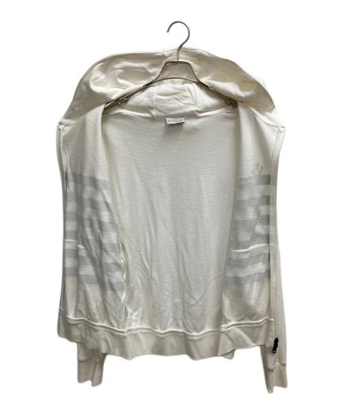 MONCLER（モンクレール）MONCLER (モンクレール) MAGLIA CARDIGAN　ジップパーカー ホワイト サイズ:SIZE Lの古着・服飾アイテム