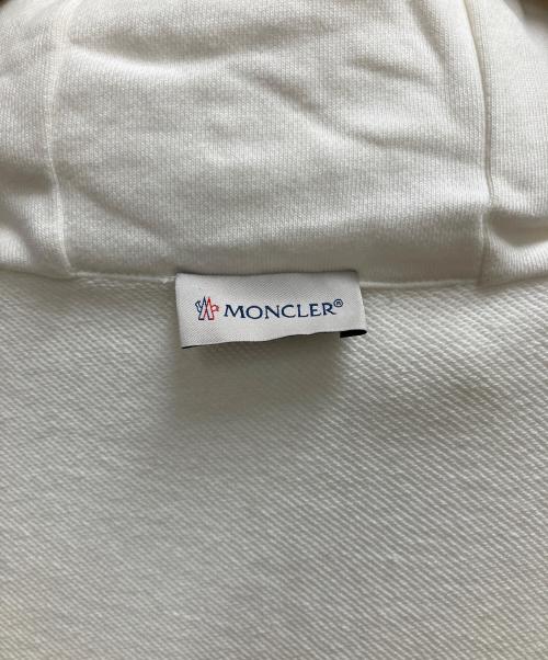 MONCLER（モンクレール）MONCLER (モンクレール) MAGLIA CARDIGAN　ジップパーカー ホワイト サイズ:SIZE Lの古着・服飾アイテム