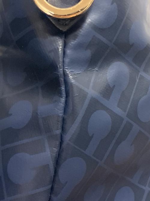 GHERARDINI（ゲラルディーニ）GHERARDINI (ゲラルディーニ) ハンドバッグ ネイビーの古着・服飾アイテム