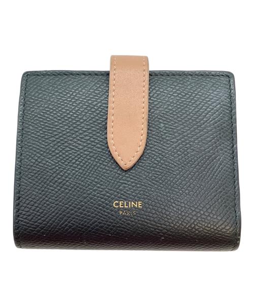 CELINE（セリーヌ）CELINE (セリーヌ) 2つ折り財布 ブラックの古着・服飾アイテム