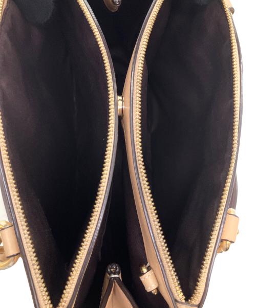 COACH（コーチ）COACH (コーチ) シグネチャー　2WAYバッグ ベージュの古着・服飾アイテム