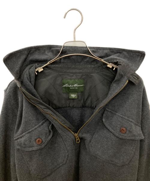 Eddie Bauer（エディーバウアー）Eddie Bauer (エディーバウアー) ハーフジッププルオーバー 長袖シャツ グレー サイズ:SIZE Sの古着・服飾アイテム