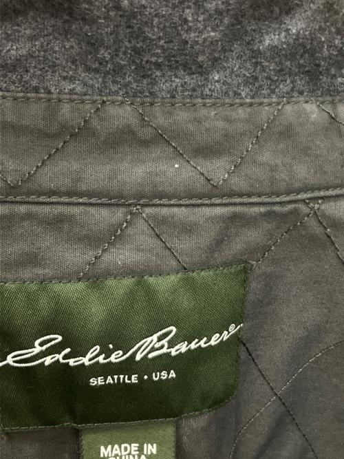 Eddie Bauer（エディーバウアー）Eddie Bauer (エディーバウアー) ハーフジッププルオーバー 長袖シャツ グレー サイズ:SIZE Sの古着・服飾アイテム