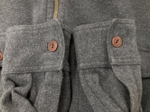 Eddie Bauer（エディーバウアー）Eddie Bauer (エディーバウアー) ハーフジッププルオーバー 長袖シャツ グレー サイズ:SIZE Sの古着・服飾アイテム