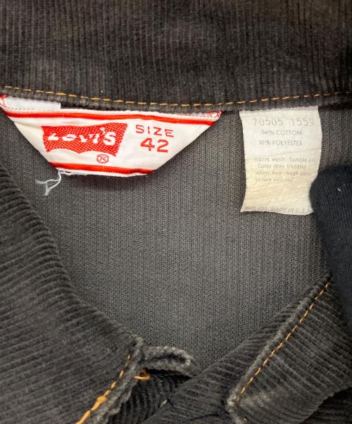 LEVI'S（リーバイス）LEVI'S (リーバイス) トラッカージャケット ブラック サイズ:SIZE 42の古着・服飾アイテム