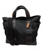 COACHコーチ）の古着「2WAYトートバッグ」｜ブラック