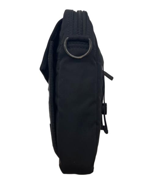 PORTER（ポーター）PORTER (ポーター) BLACK PATTERN MINI SHOULDER BAG 2WAYミニショルダーバッグ ブラックの古着・服飾アイテム
