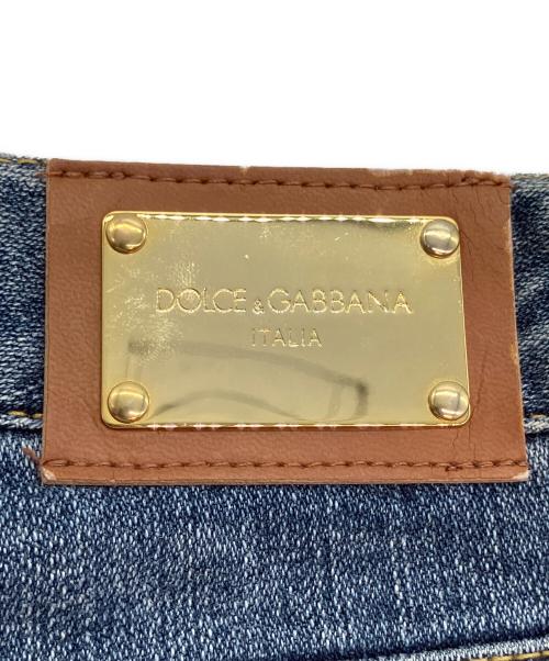 DOLCE & GABBANA（ドルチェ＆ガッバーナ）DOLCE & GABBANA (ドルチェ＆ガッバーナ) デニムパンツ ブルー サイズ:SIZE 不明の古着・服飾アイテム