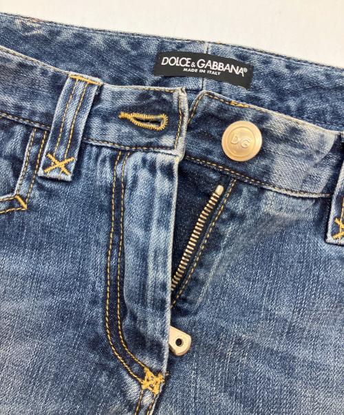 DOLCE & GABBANA（ドルチェ＆ガッバーナ）DOLCE & GABBANA (ドルチェ＆ガッバーナ) デニムパンツ ブルー サイズ:SIZE 不明の古着・服飾アイテム