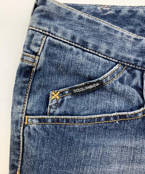 DOLCE & GABBANA（ドルチェ＆ガッバーナ）DOLCE & GABBANA (ドルチェ＆ガッバーナ) デニムパンツ ブルー サイズ:SIZE 不明の古着・服飾アイテム