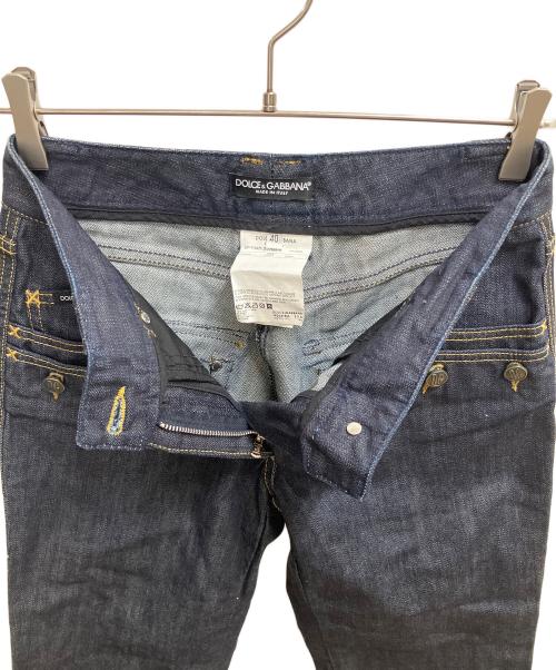 DOLCE & GABBANA（ドルチェ＆ガッバーナ）DOLCE & GABBANA (ドルチェ＆ガッバーナ) デニムパンツ ネイビー サイズ:SIZE 40 未使用品の古着・服飾アイテム