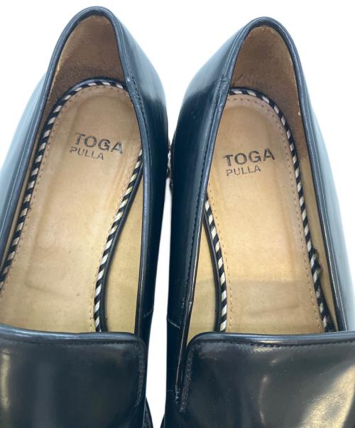 TOGA PULLA（トーガ プルラ）TOGA PULLA (トーガ プルラ) レザーシューズ ブラック サイズ:SIZE 38の古着・服飾アイテム