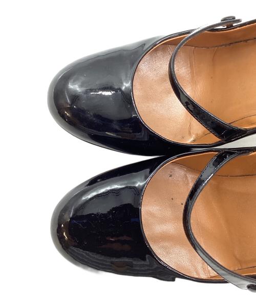 GUCCI（グッチ）GUCCI (グッチ) メリージェン プラットフォームパンプス ハイヒール ブラック サイズ:SIZE 38 1/2の古着・服飾アイテム