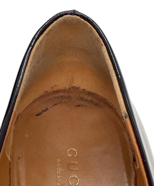 GUCCI（グッチ）GUCCI (グッチ) メリージェン プラットフォームパンプス ハイヒール ブラック サイズ:SIZE 38 1/2の古着・服飾アイテム
