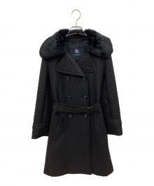 BURBERRY LONDON（バーバリーロンドン）の古着「キルティングコート」｜ブラック