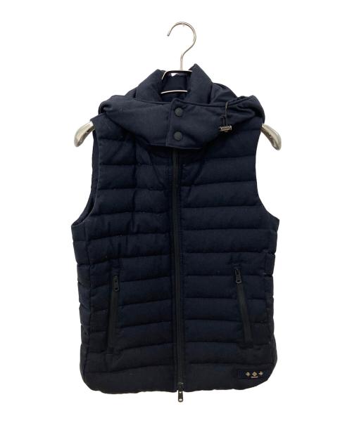 TATRAS（タトラス）TATRAS (タトラス) ノースリーブ フーデット ダウンベスト ネイビー サイズ:SIZE 02の古着・服飾アイテム